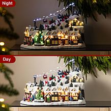 16"H Christmas Oversized Resin Lighted Table Village Decor