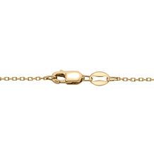 18" 14K Gold 2.75-3.5mm Cultured Freshwater Seed Pearl Cross Necklace