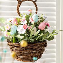 18" Easter Bunny Shaped Basket Centerpiece