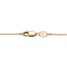 18" Gold-Plated 6-6.5mm Cultured Pearl and Created Sapphire Necklace