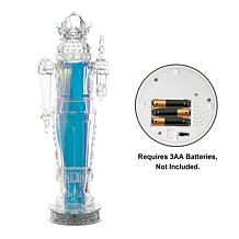 18" H Acrylic LED Color-Changing Lighted Tabletop Nutcracker