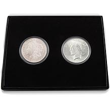 1921 Morgan and 1922 Peace Silver Dollar Coin Set