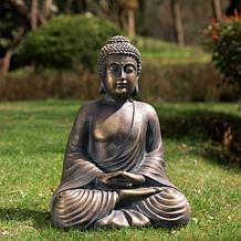 19"H MGO Meditating Buddha Statue