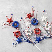 2-Pack 28" Patriotic Donut Picks