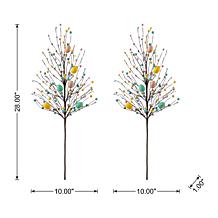 2-Piece 28" Easter Picks with Pastel Berries and Eggs