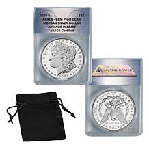 2025 PR70 Proof DCAM ANACS Advance Release LE 355 Morgan Silver