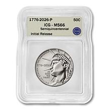 2026 Faces of Liberty 4-Coin Set Certified MS66 by ICG