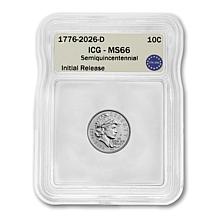 2026 Faces of Liberty 4-Coin Set Certified MS66 by ICG