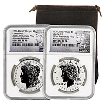 2025 MS67 ANACS P- and D-Mint Lincoln Cents 2-Coin Set | HSN