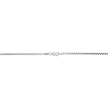 24" Sterling Silver 3mm Round Box Chain Necklace