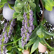 28" Easter Egg & Lavender Swag with Pastel Eggs