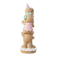 29.25"H Christmas Macaron Pink Resin Porch Decor
