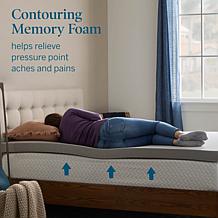 3” Bamboo Charcoal and Gel Memory Foam Mattress Topper, King