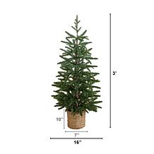 3-ft  Christmas Tree with 60 LED Lights by Nearly Natural