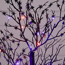3-ft Pre-Lit Spider Twig Tree with 80 Lights by Nearly Natural