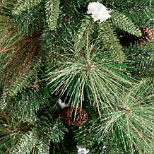 3-ft Snowed Christmas Tree with 36 Lights by Nearly Natural