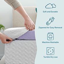 3” Lavender and Gel Memory Foam Mattress Topper, King
