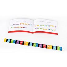 30 Key Toddler Wooden Grand Piano in White with Bench