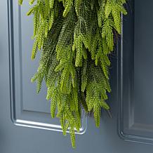 31.5" Christmas Greenery PE Dripping Teardrop