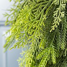 31.5" Christmas Greenery PE Dripping Teardrop