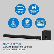 32" Bluetooth Sound Bar with Wireless Subwoofer