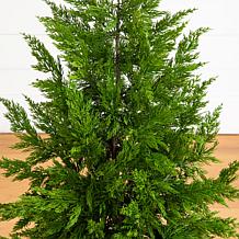 38-in Real Touch Cypress Christmas Tree by Nearly Natural