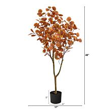 4’ Autumn Eucalyptus Artificial Tree