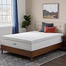 4” Bamboo Charcoal and Gel Memory Foam Mattress Topper, Queen
