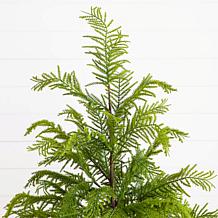 4-ft Real Touch Goldcrest Christmas Tree by Nearly Natural