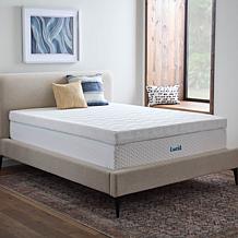 4” Lavender and Gel Memory Foam Mattress Topper, Queen