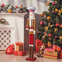 42" H Wooden Christmas Gingerbread Chef Nutcracker