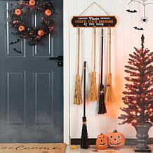 42"H Halloween Wooden Brooms Parking Porch Decor (KD)