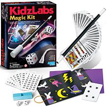 4M Kids Lab Magic Kit with 12 Tricks and Accessories