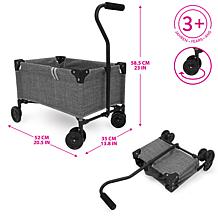 509 Little Crew Doll Wagon in Melange Grey