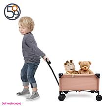 509 Little Crew Pink Doll Wagon with Foldable Design