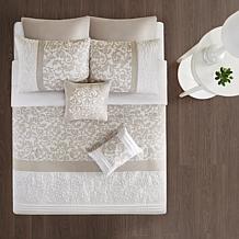 510 Design Ramsey Embroidered 8-Piece Comforter Set Neutral King