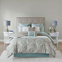 510 Design Shawnee 8-Piece Comforter Set Blue Queen