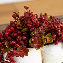 6-in String of Pearls in Double Skull by Nearly Natural
