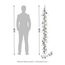 72" St. Patrick's Garland with Shamrocks and Gold Beads