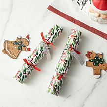 8-pack Christmas Holy Leaves Party Cracker with Gift Contents