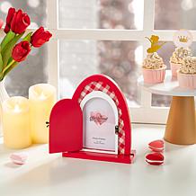 8.5"H Valentine's Wooden Door-Shaped Photo Frame Table Decor