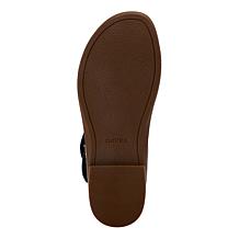 Aetrex® Claire Memory Foam Arch Support Leather Sandal