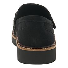 Aetrex Collette Adjustable Suede Bit Loafer