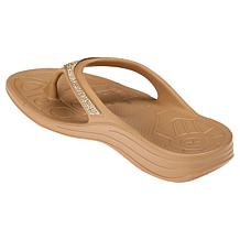 Aetrex® Fiji Sparkle Water-Friendly Orthotic Thong