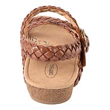 Aetrex Kennedy Arch Support Memory Foam Cork Adjustable Sandal