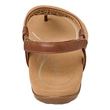 Aetrex Quinn Memory Foam Arch Support Adjustable Thong Sandal