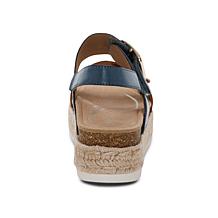 Aetrex Vania Leather Platform Sandal