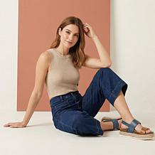 Aetrex Vania Leather Platform Sandal