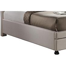 Ainge Button-Tufted Fabric Upholstered Storage King Size Bed