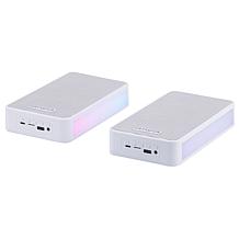 Aiwa Aura Light-Up Wall Speaker 2-pack